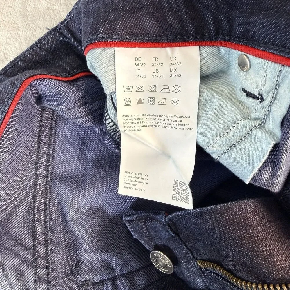 Hugo Boss Men’s Denim Shorts Size 34 Brand New - Picture 3 of 10